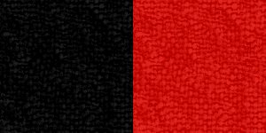 Black/Red Ribbon Color